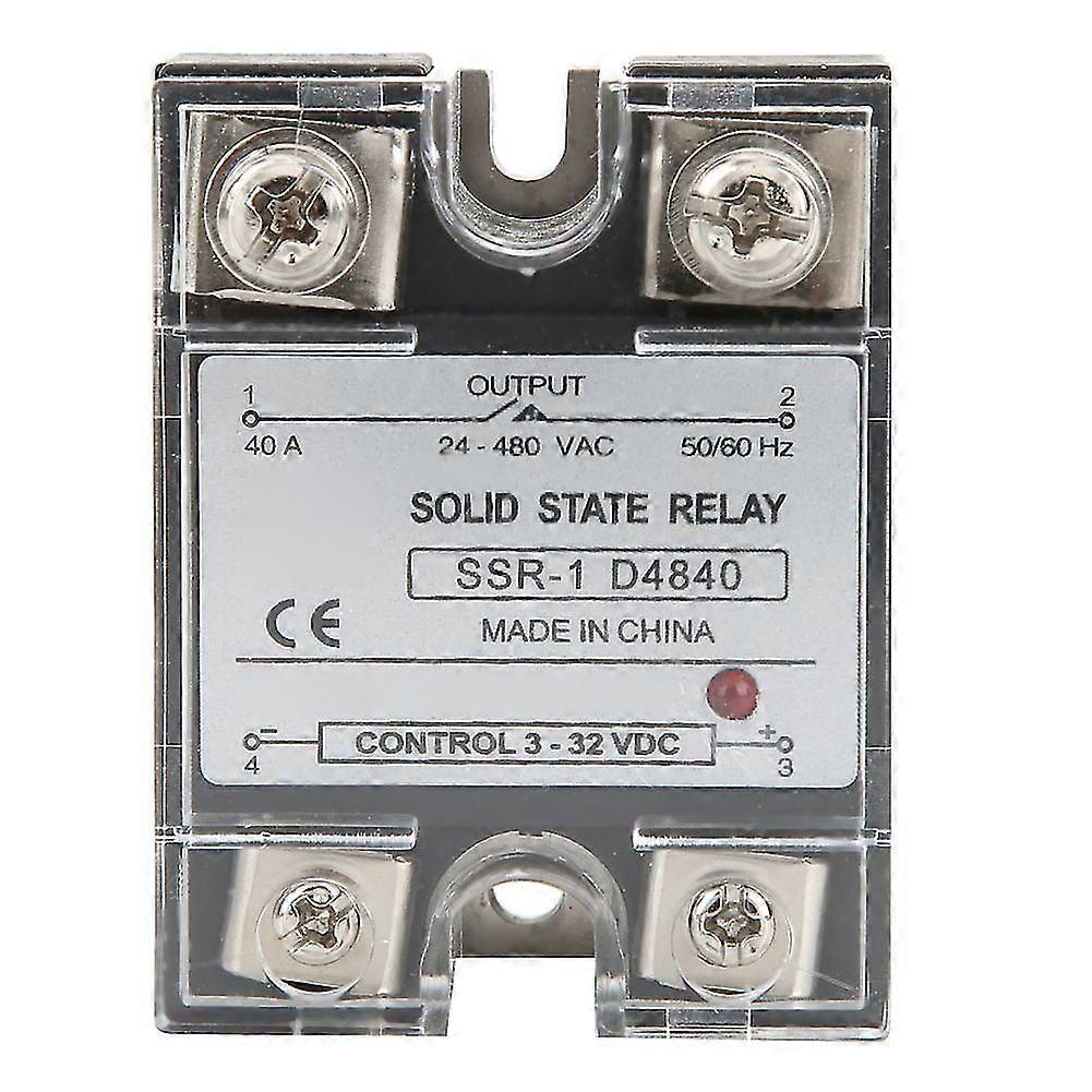 SSR-40-DA Solid State Relay SSR Solid State Module DC Controlled AC 40A 3-32VDC