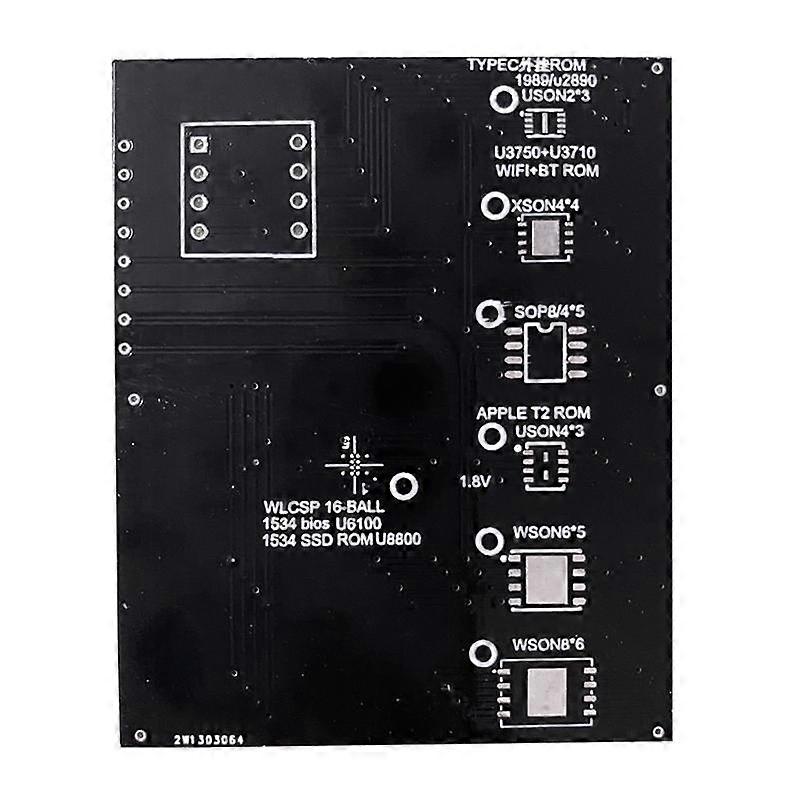 T2 Chip Read and Write Bios Socket for Air T2 Ssd Rom Typec Rom Holder