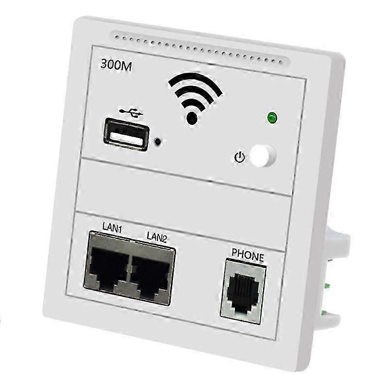300Mbps 86 Panel in der Wand Wireless AP Router 220V WiFi Access Point In-Wall AP Wireless Wifi Router Repeater 802.3Af POE