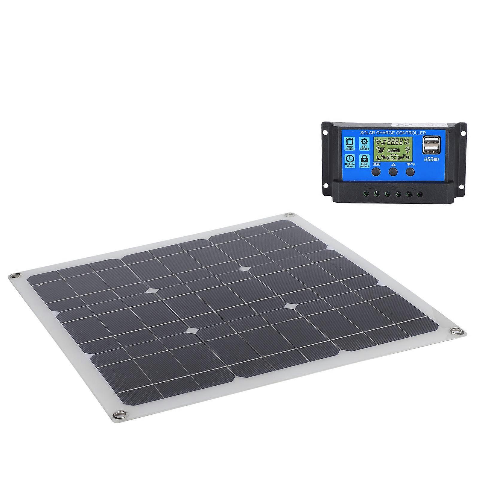 Portable Monocrystalline Solar Charger with Controller for Outdoor Use