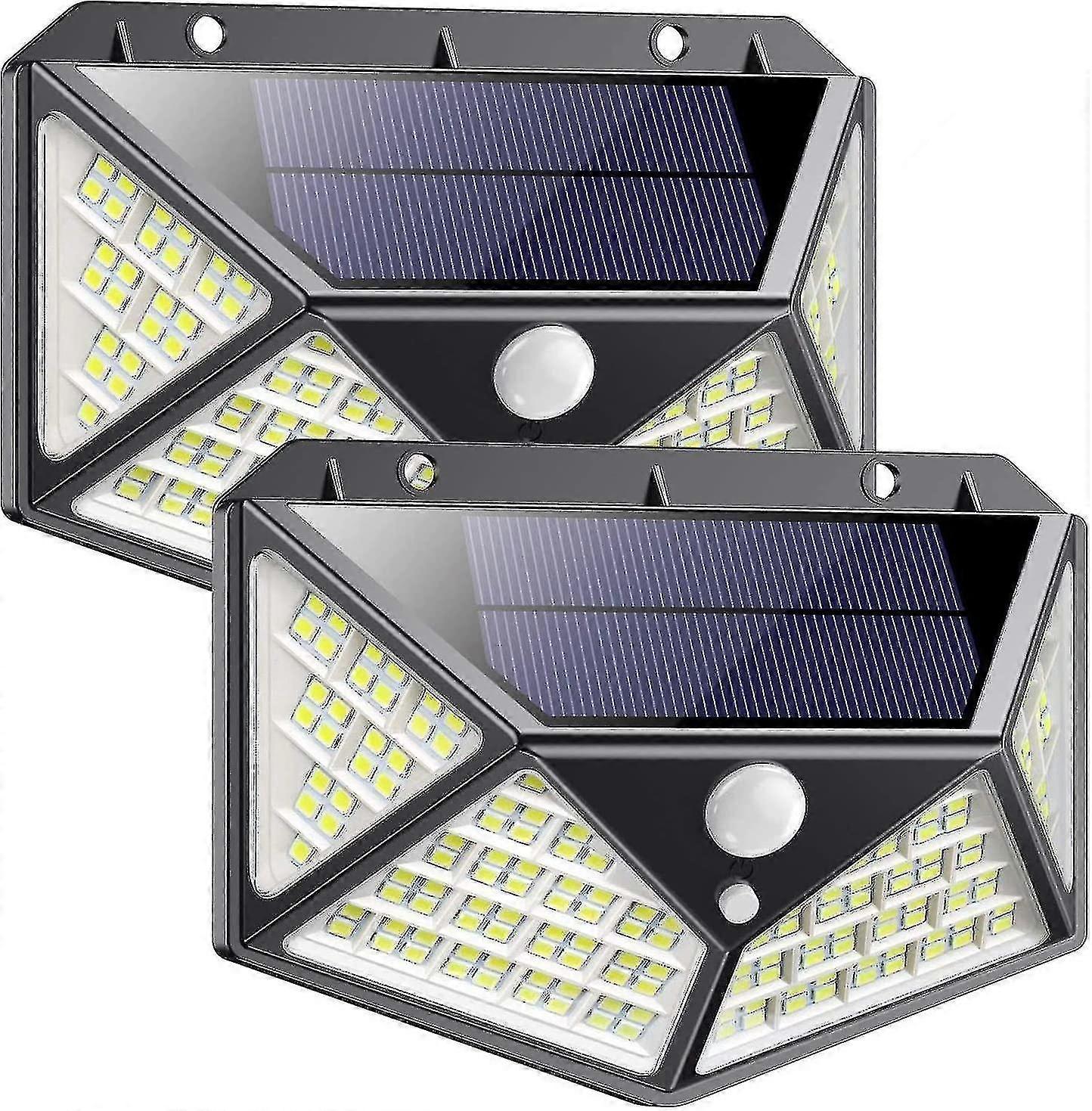 Outdoor Solar Light 162 Leds 2 Pack Motion Sensor Outdoor Solar Lights