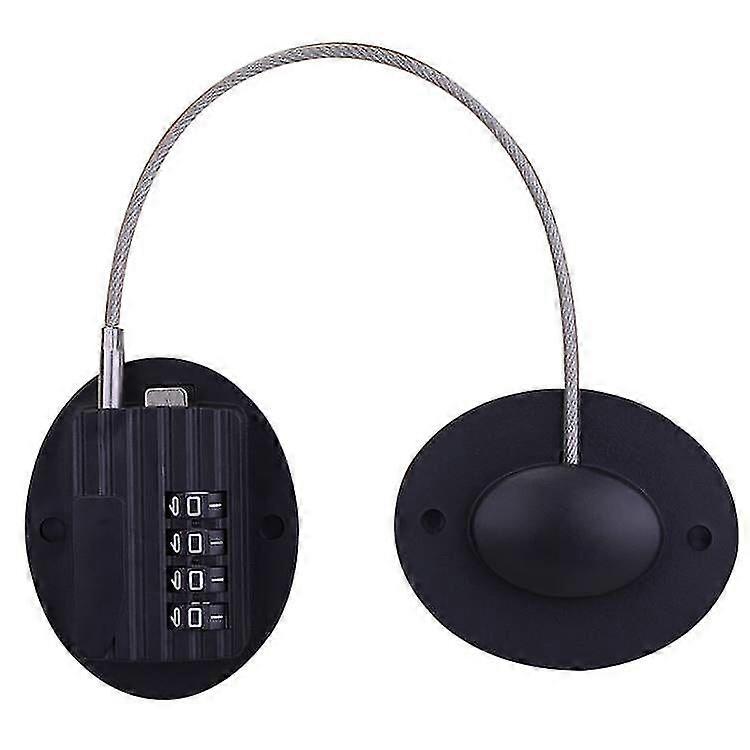 Heavy Duty Combination Refrigerator Lock - Secure Your Fridge (1pcs, black)