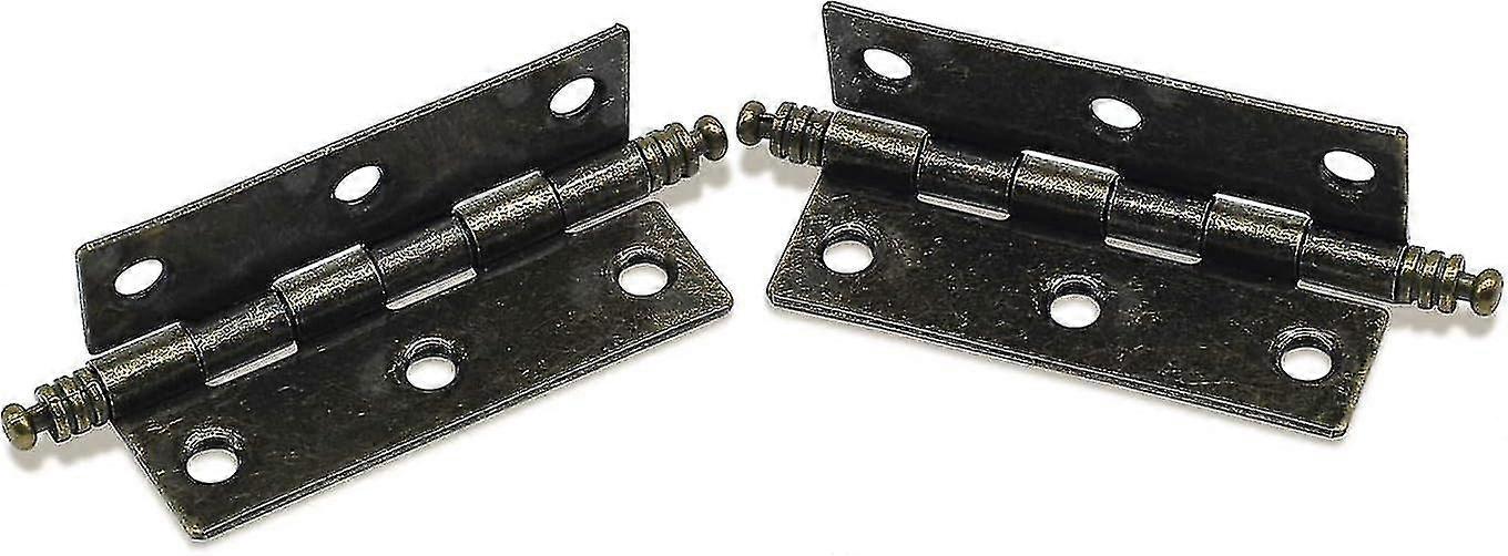4 Pcs Antique Cabinet Hinges, 63 Mm  40 Mm