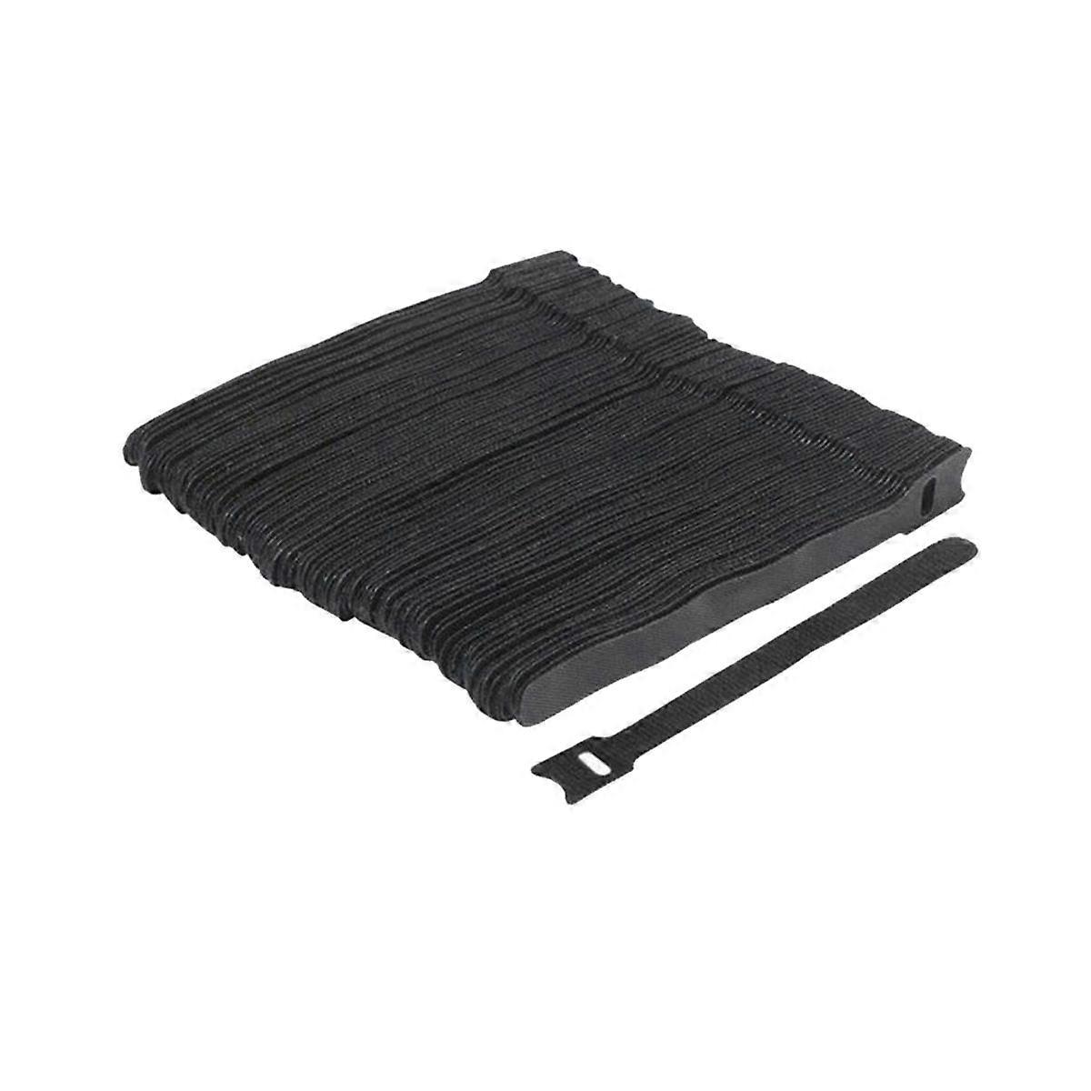 100Pcs Cable Tie Wire Reusable Cord Organizer Wire 15X1.2cm Computer Data Cable Tie Straps