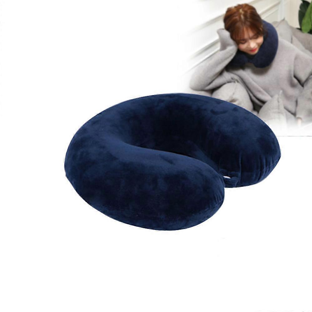 Memory foam neck cushion, Navy blue