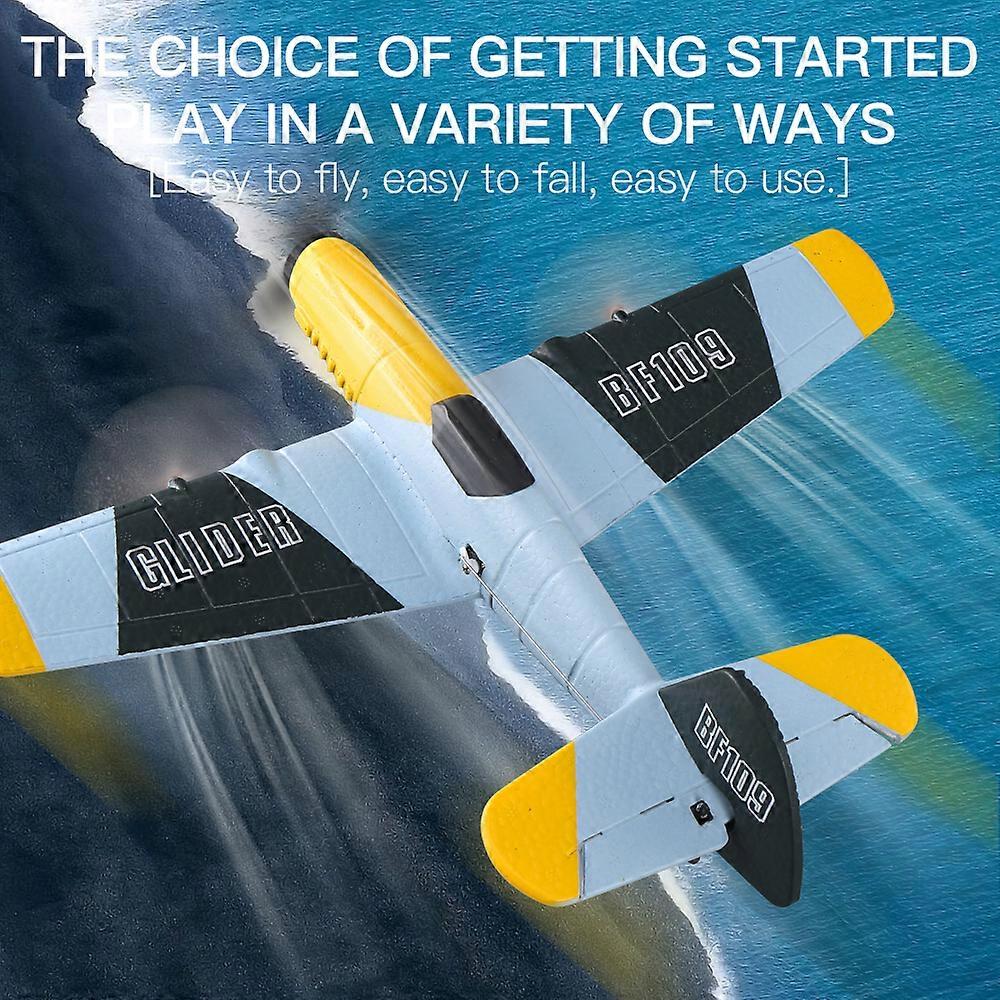 BF109 RC Plane 2.4G 3CH Epp Foam Remote Control Fighter Fixed Wingspan Glider