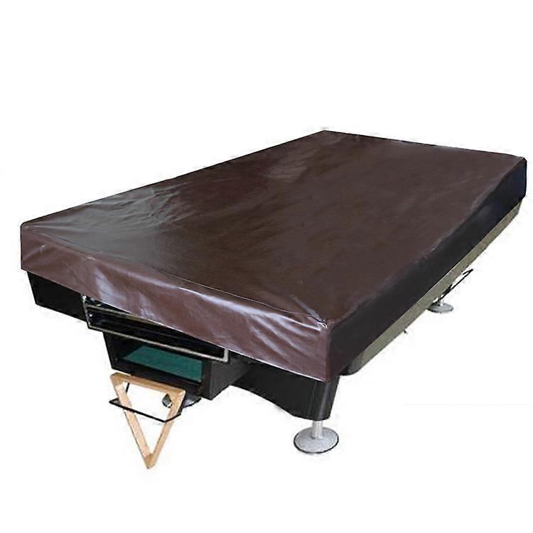 Billiard Table Cover Waterproof Dustproof Protector Outdoor Accessory for Tables Brown 90*51*7inch