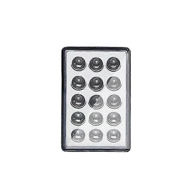 12V Flash Car LED 3rd Brake Light F1 Style 15 LED Rear 3rd Third Strobe Flashing Tail Brake Stop Light Red/black Car Accessories