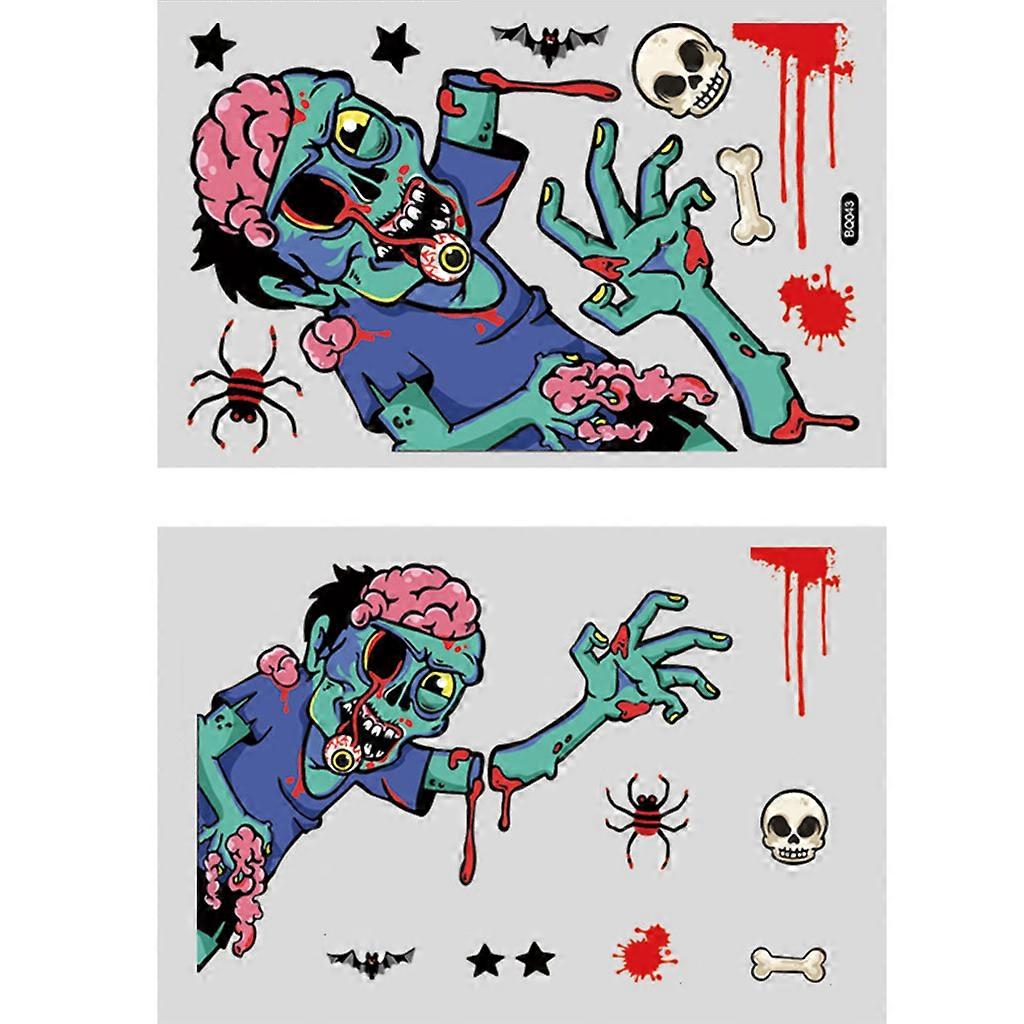 Bats Window Clings Decorative Window Vinyl Scarry Pumpkin Window Stickers