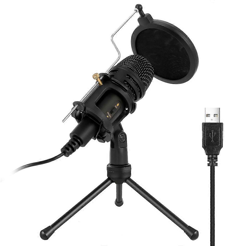 Universal Microphone Perfect for Vlogging Equipments Widely Use USB Ports