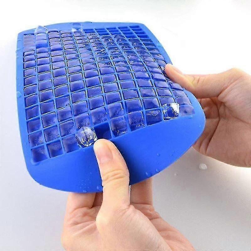 mini Silicone Ice Cube Trays 160 Cube Grids Frozen Food Grade Ice Tray Fruit Maker Bar Party Makers
