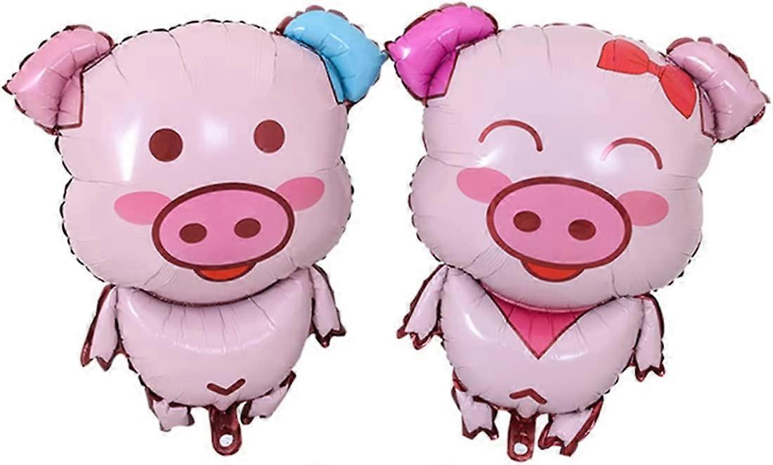 الوردي خنزير البالونات الكرتون خنزير على شكل احباط بالونات لاستحمام الطفل المزرعة موضوع حفلة عيد ميلاد لوازم الزفاف الديكور