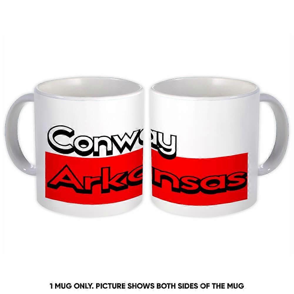 Gift Mug: Conway Arkansas Rectangle