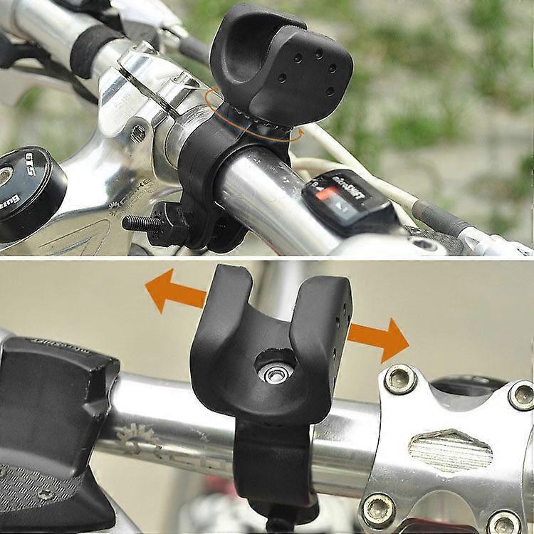 Bike Flashlight Mount Holder U-Shape Rotation Grip Clamp for Bicycle LED Light