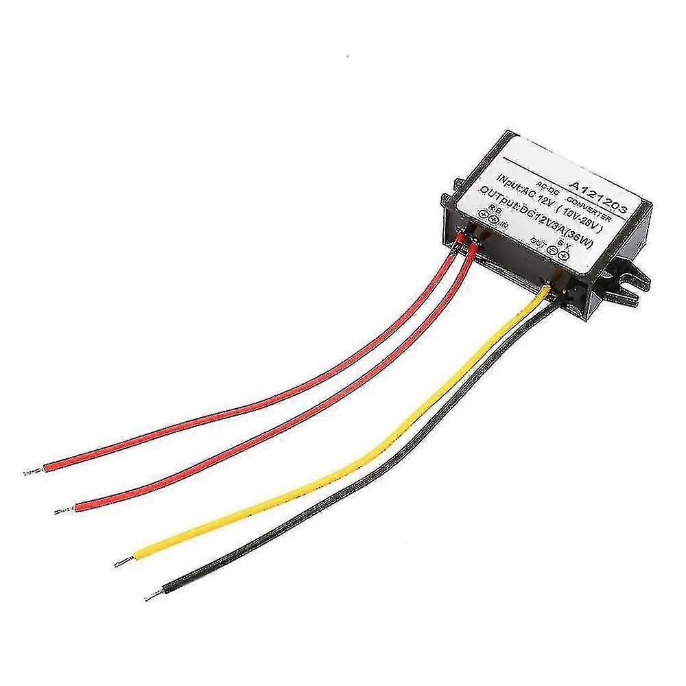 Waterproof Volt Converter Ac 10-28v To Dc 12v Buck Converter Ac-dc Power Module(3a)