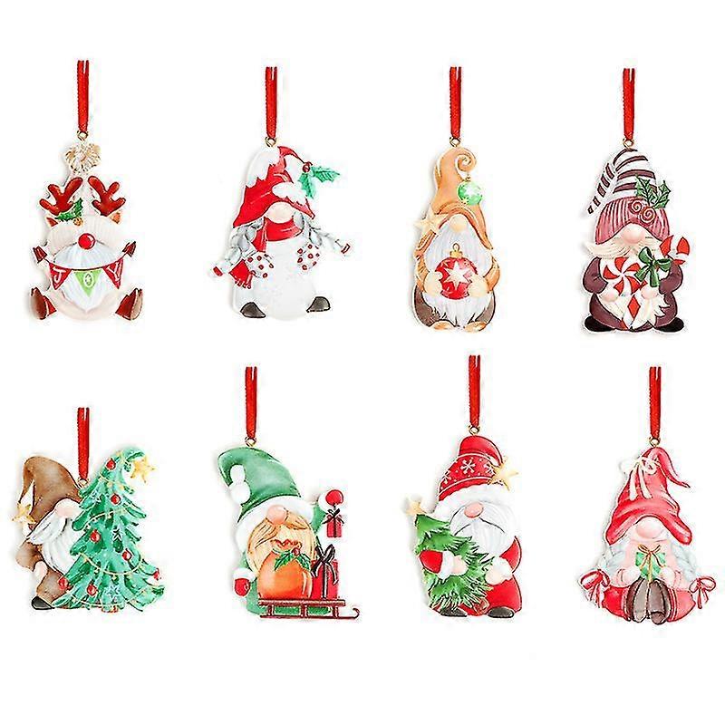 Wabjtam 8pcs Χριστουγεννιάτικη ρητίνη γοητεύει μενταγιόν χιονάνθρωπου για τα Χριστούγεννα Diy κοσμήματα κάνοντας