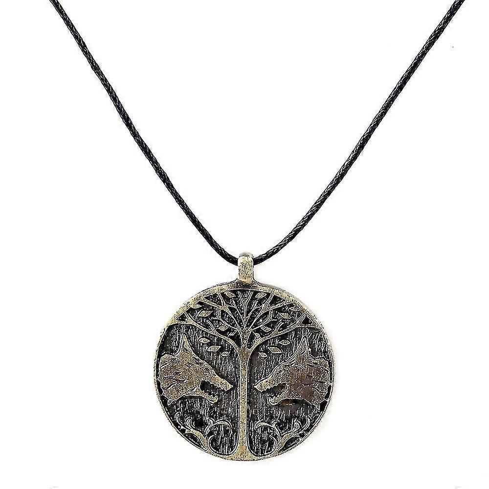 Expédition rapide Destiny Peace Tree Collier Viking Couple Wolf