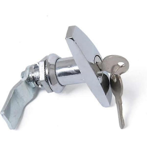 T-handle lock with key, T-hand aluminum alloy trailer door latch