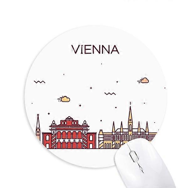 Österreich Flat Landmark Pattern Mauspad
