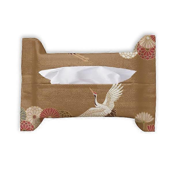 Cranes Flowers Pattern Geometry Paper Towel Tissue Bag Napkin Bumf