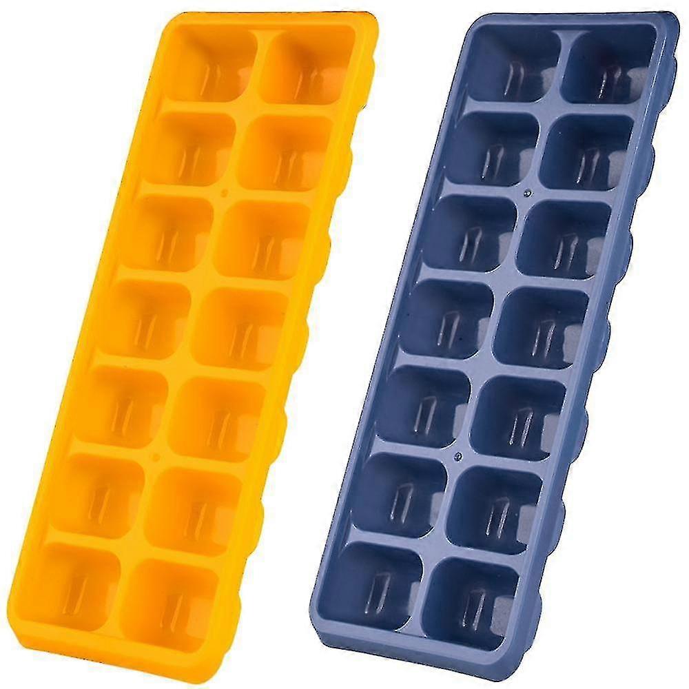 Plastic Ice Cube Trays For Freezer, Ice Cubes Per Tray With Easy-release Design