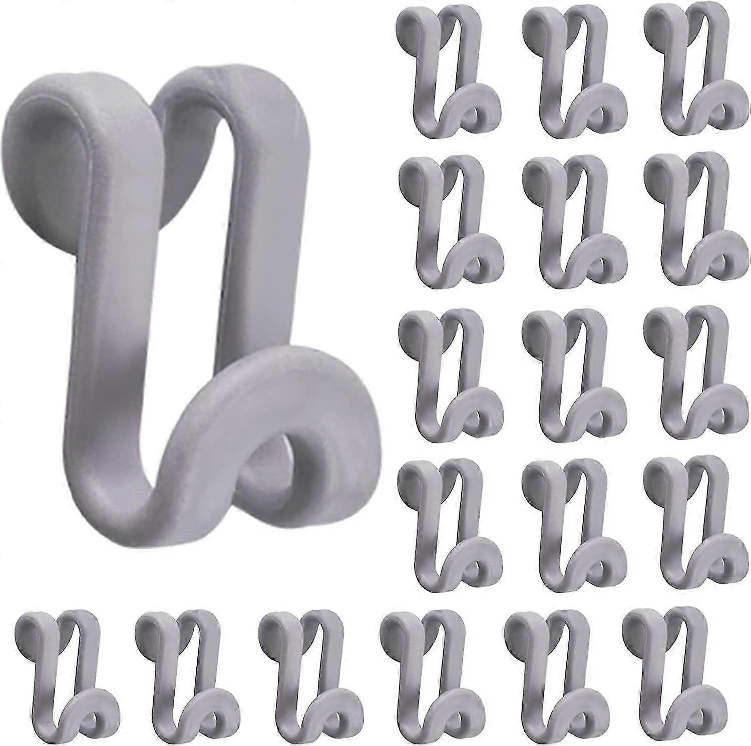 20 Pcs Mini Clothes Hanger Connector Hooks