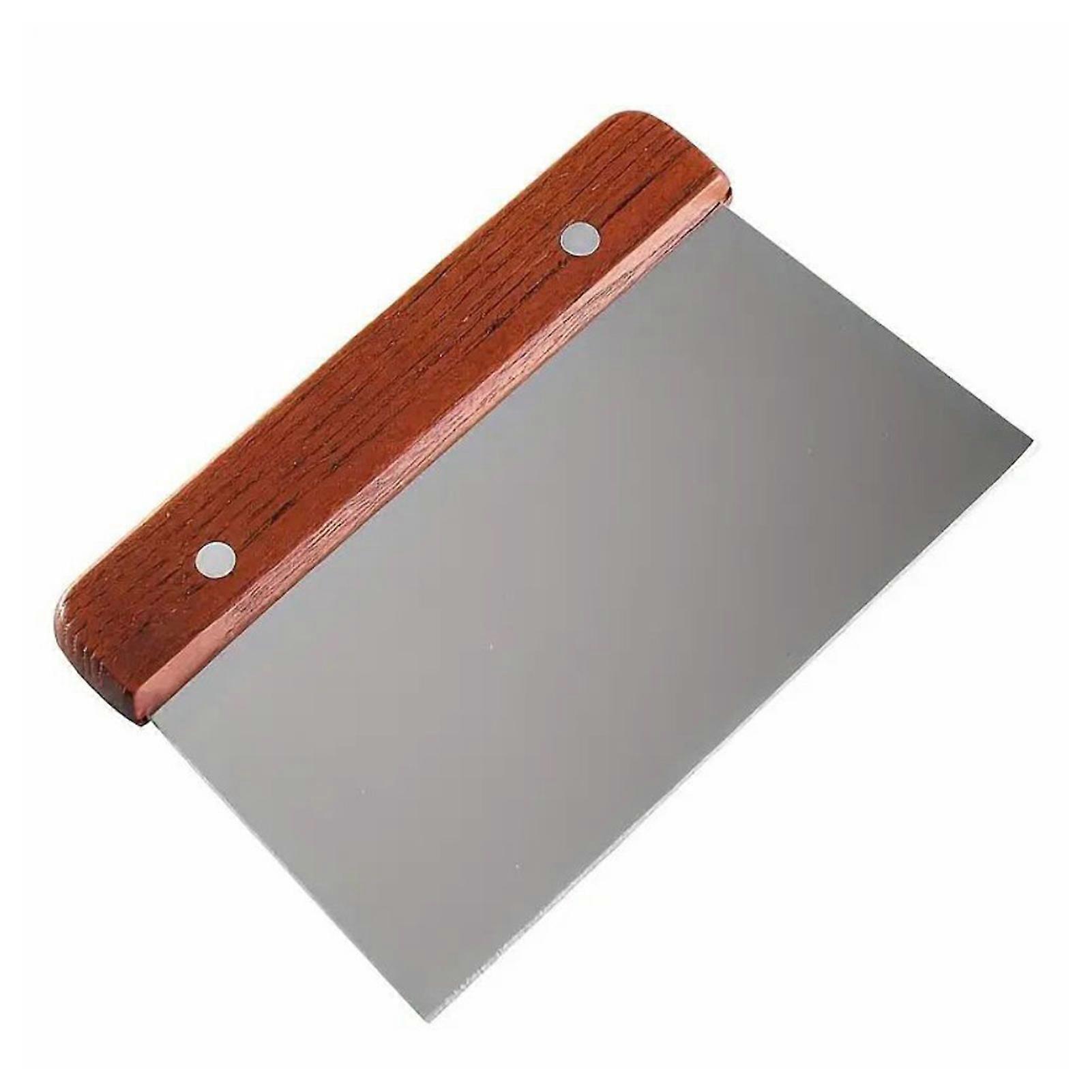 Dough Scraper Cutter Stainless Steel Pastry Scraper Chopper Multipurpose Kitchen Utensil for Bread Pastry And Pizza