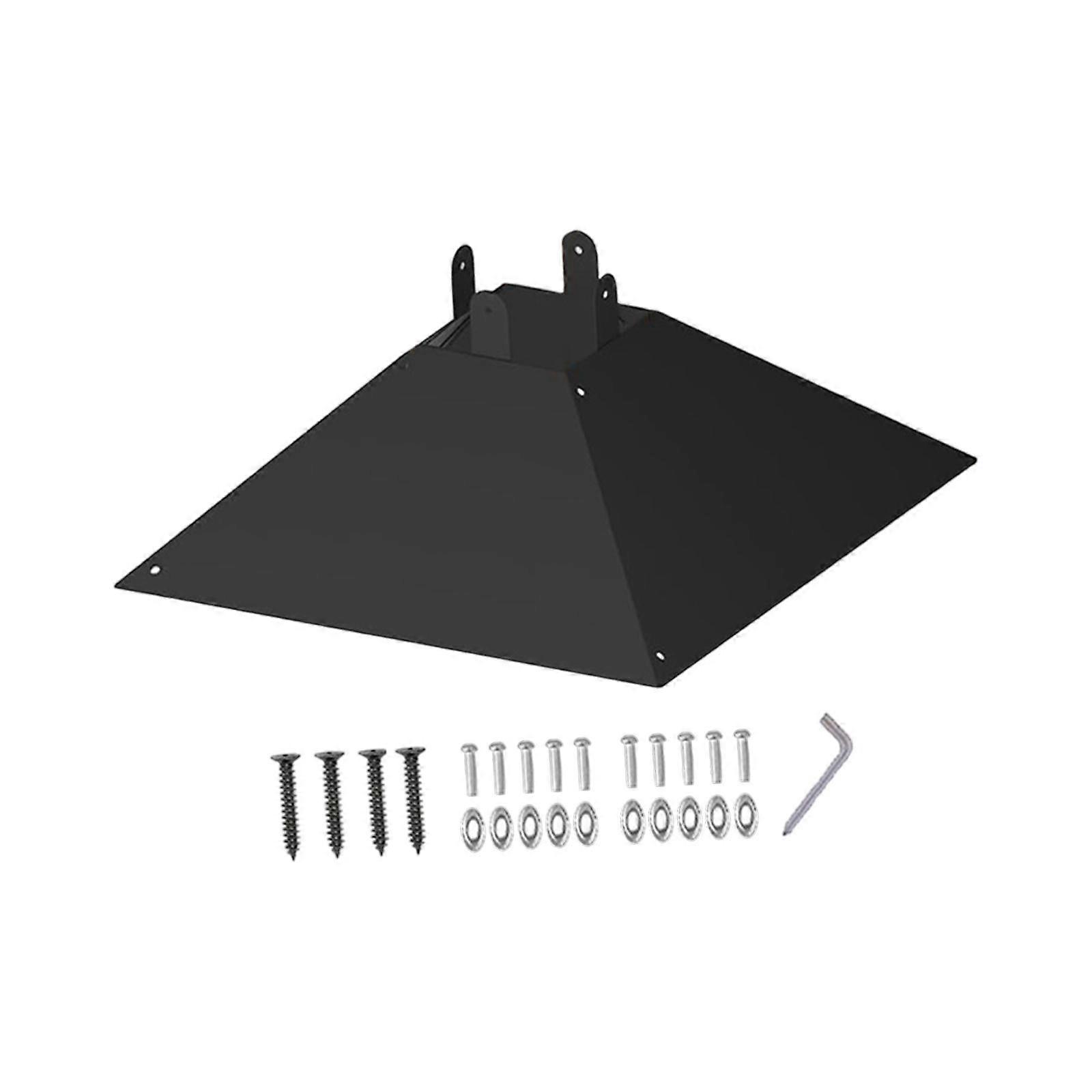 מזין ציפורים מתכת סנאי בלבל פשוט 17inx17inx5.5 אינץ 'עבור חוות דשא חצר