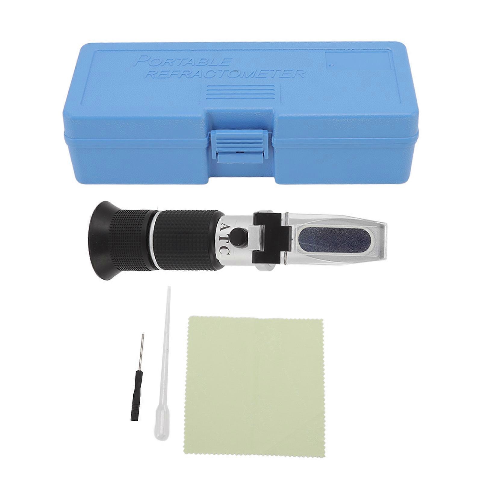 080% Brix Meter Refractometer Portable Handheld Brix Refractometer for Measuring Sugar Content in Fruit Sugary Drink