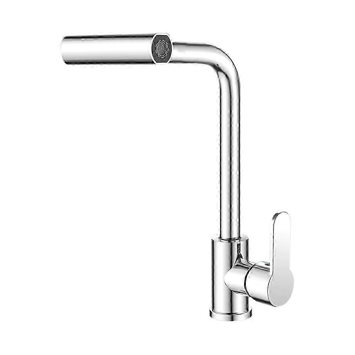 4 Mode Waterfall Kitchen Faucet Single Hole Deck Mounted