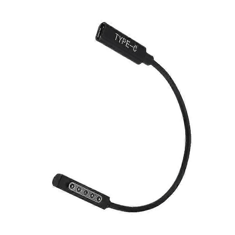 Type C Pd Charging Cable Usb C Female Supply Charger Adapter Converter For Microsof Surface Pro 1/2 