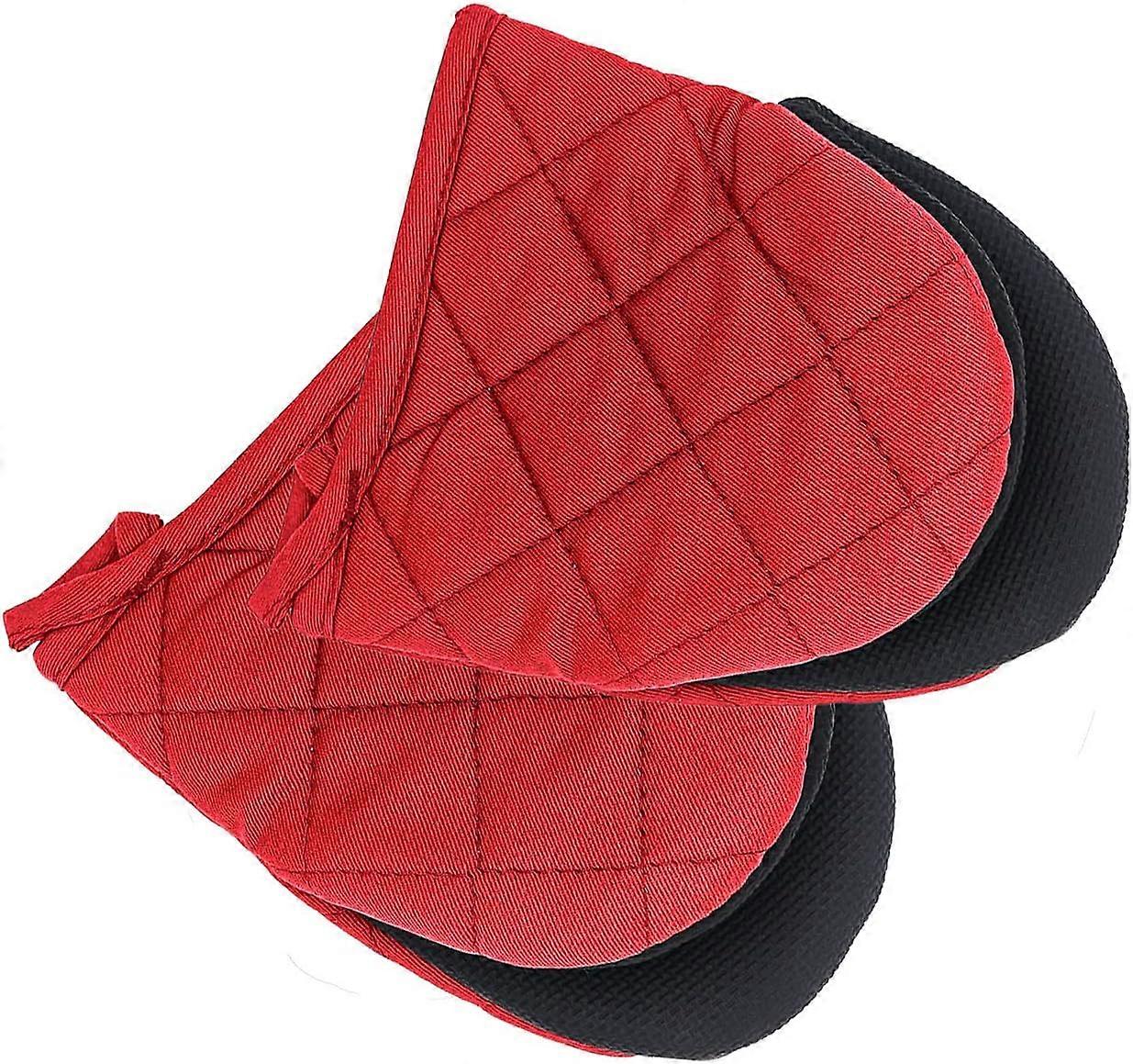 Heat Resistant Mini Oven Mitts, Neoprene Material, Adjustable Size for Cooking and Baking in Kitchen
