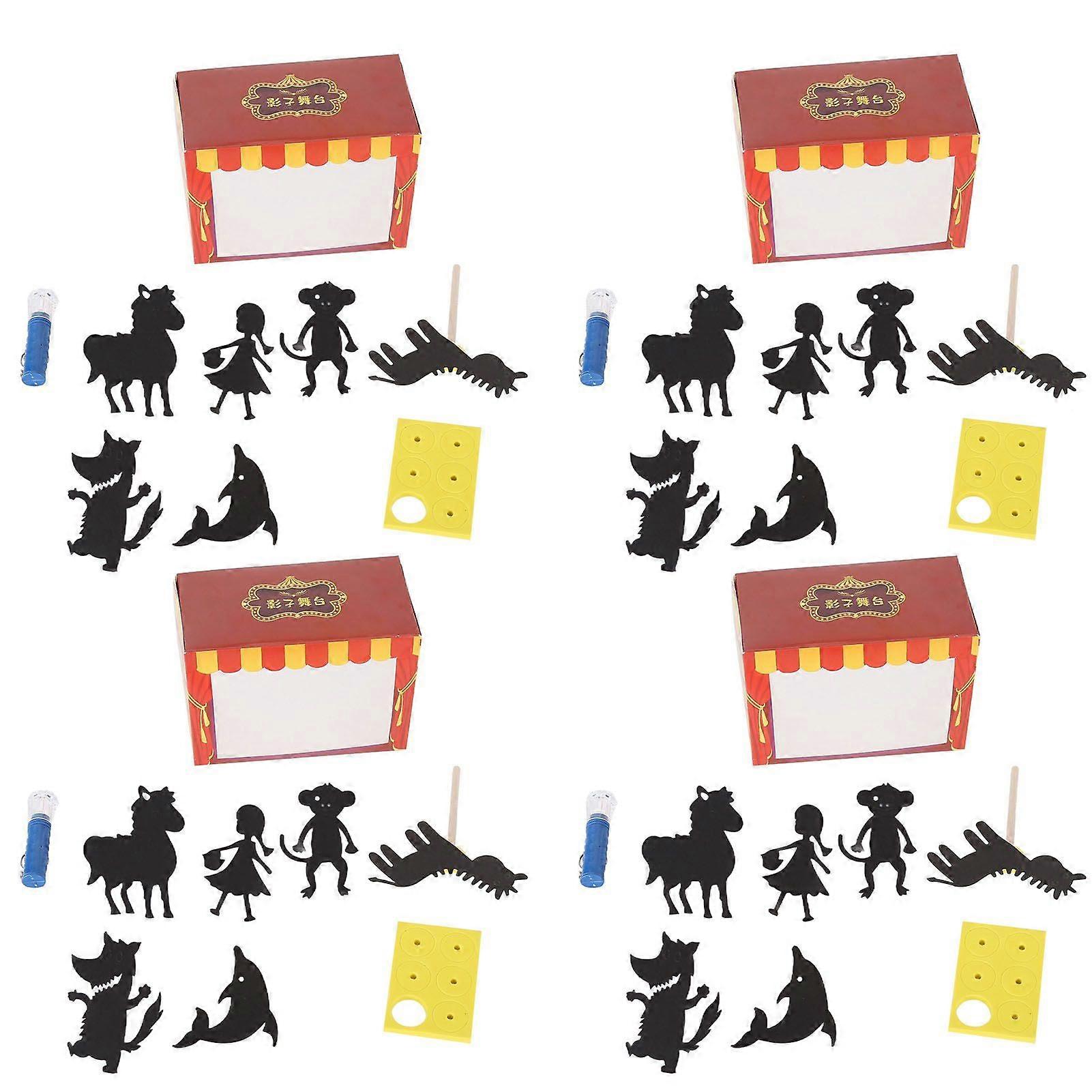 4Set Puppet Theater Technology Small Production Invention Scientific Experiment Doorway Puppet Theater