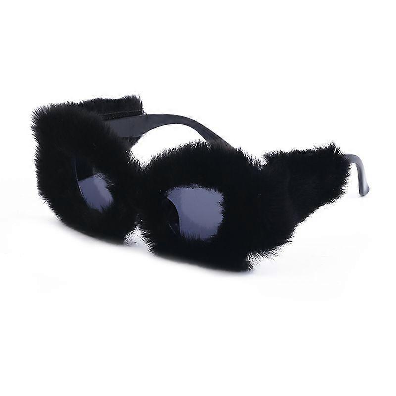 Ochelari de soare pufoi pentru femei ochelari de soare ochi de pisic la mod pentru femei ochelari de soare la mod