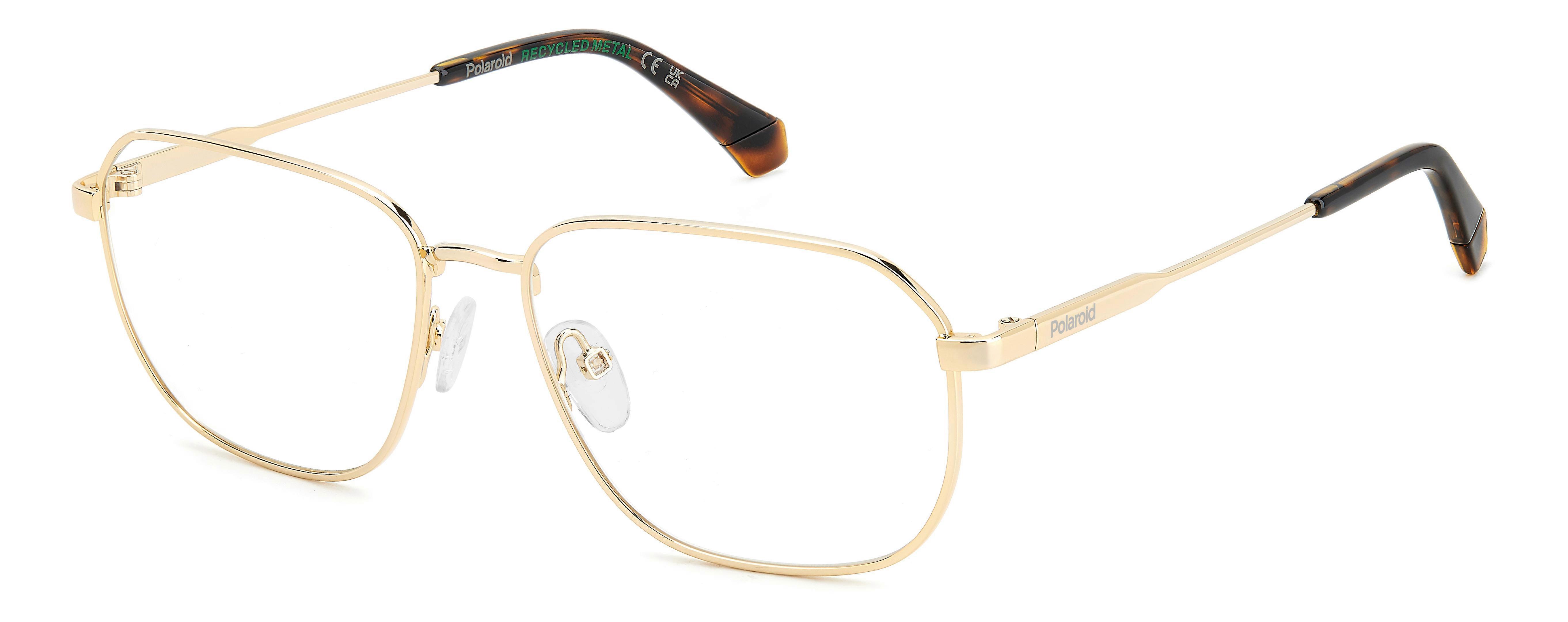 Eyewear Frames POLAROID PLD D538 J5G GOLD 57/16/140 MAN