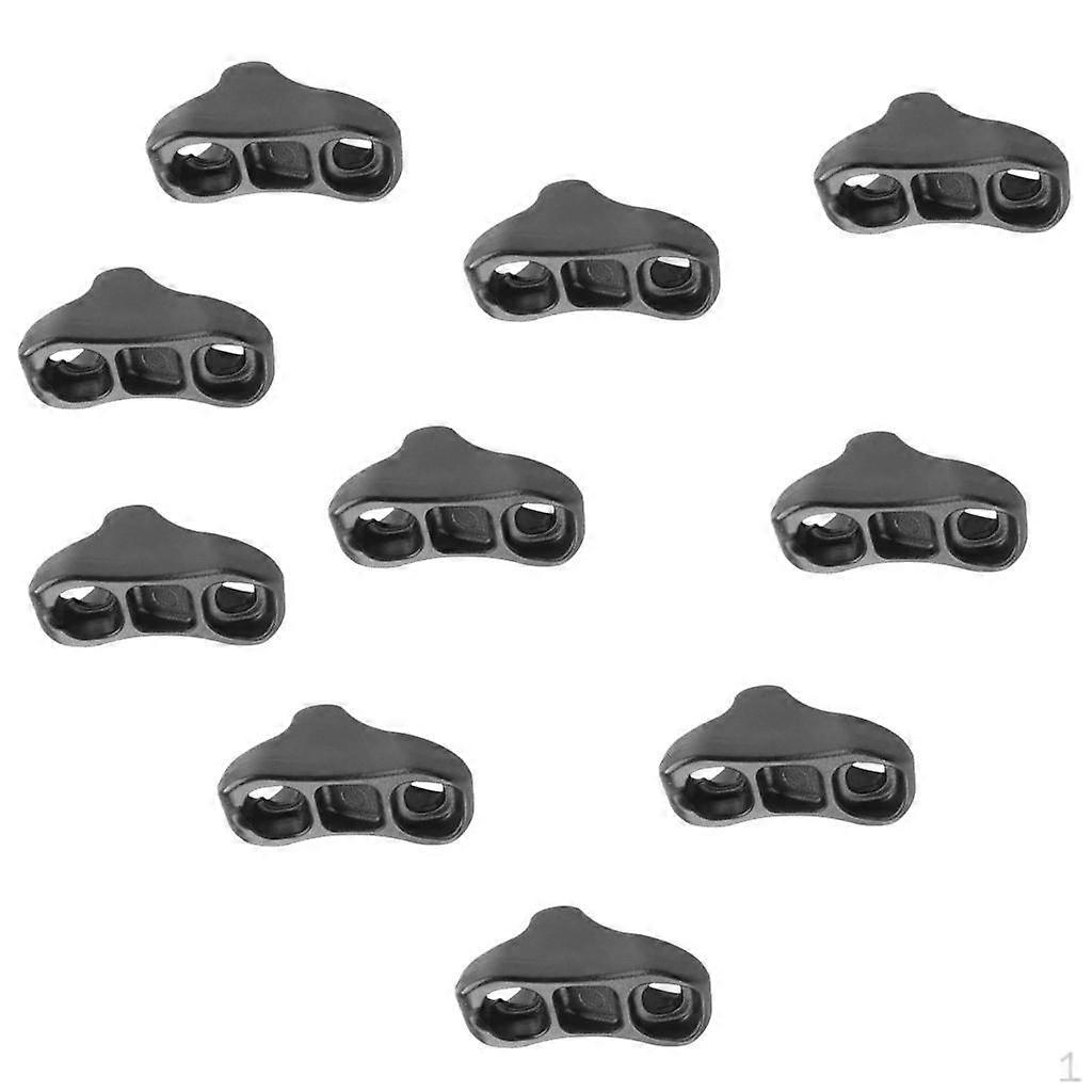 10Pcs Plastic Tent Guyline Runners Cord Tensioners