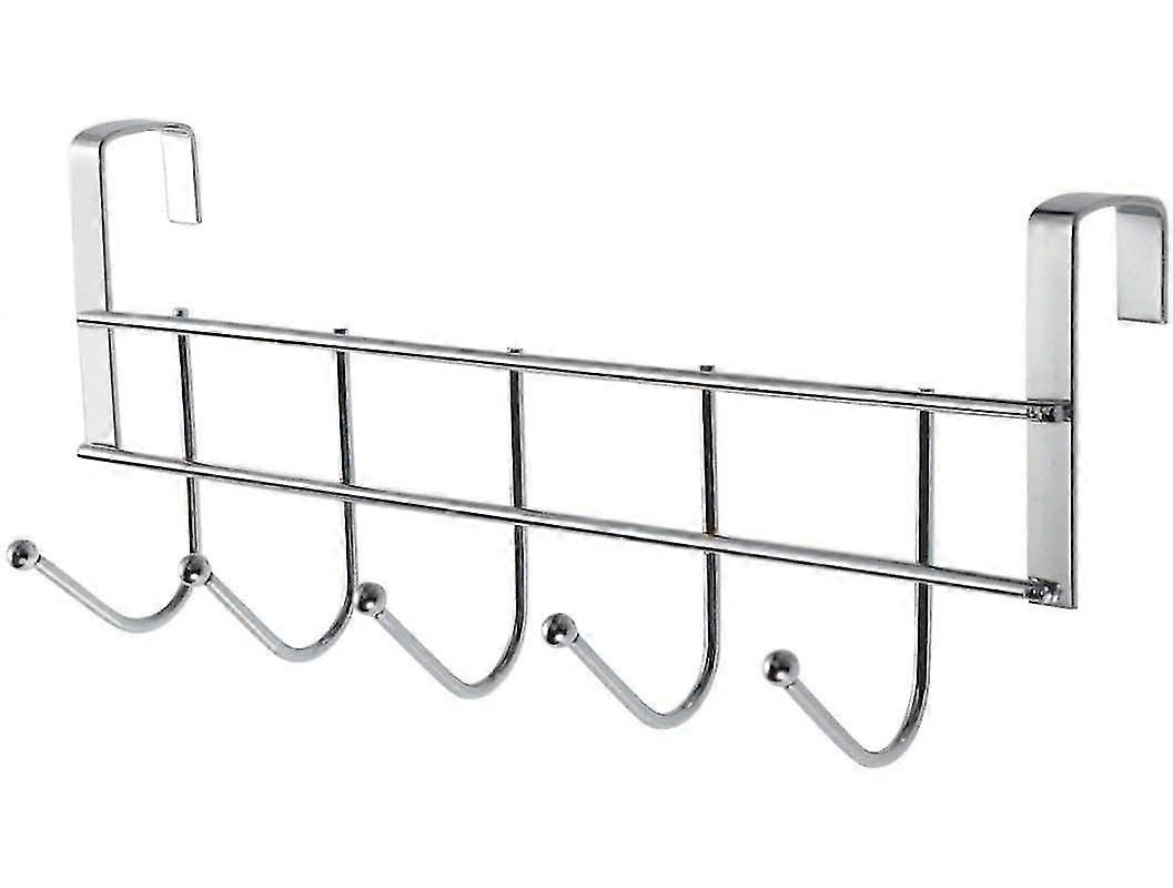 Hook Rail Stainless Steel Door Hook Coat Hook Coat Hanger With 5 Hooks