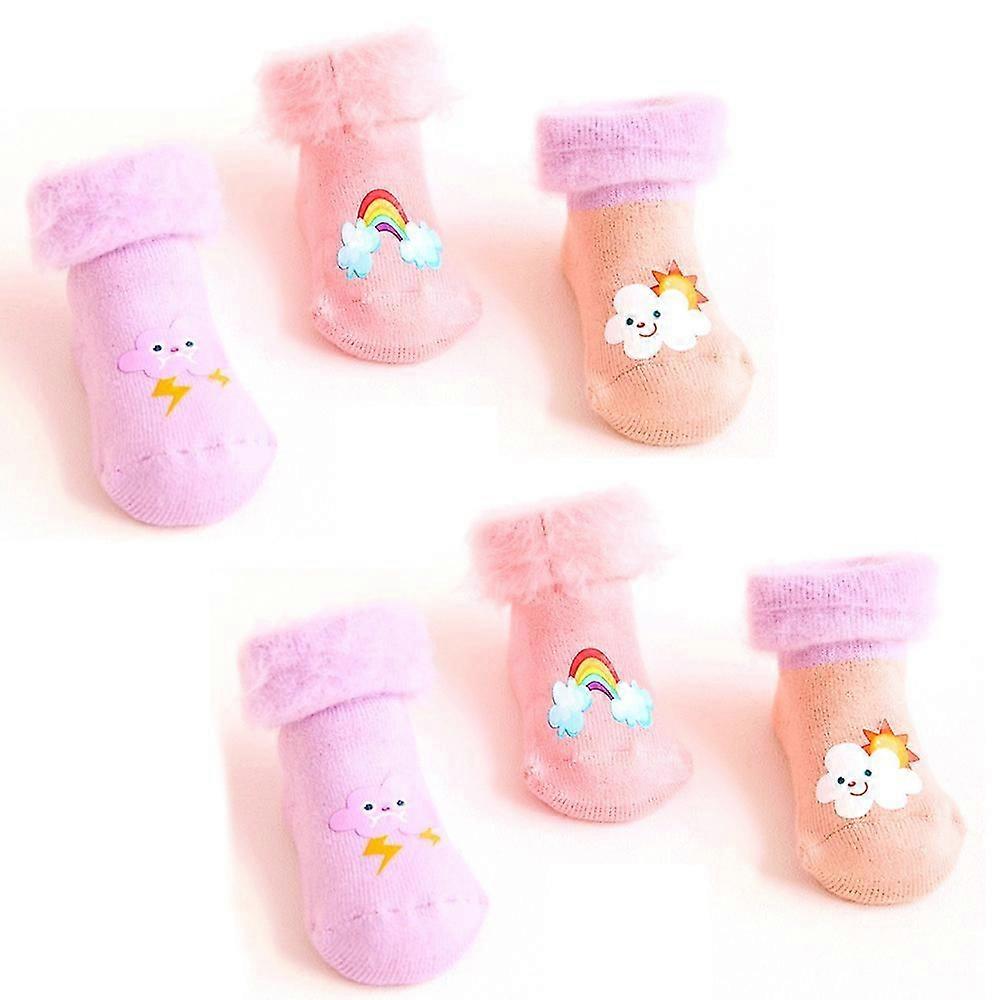 Warm Winter Thickened Velvet Newborn Socks