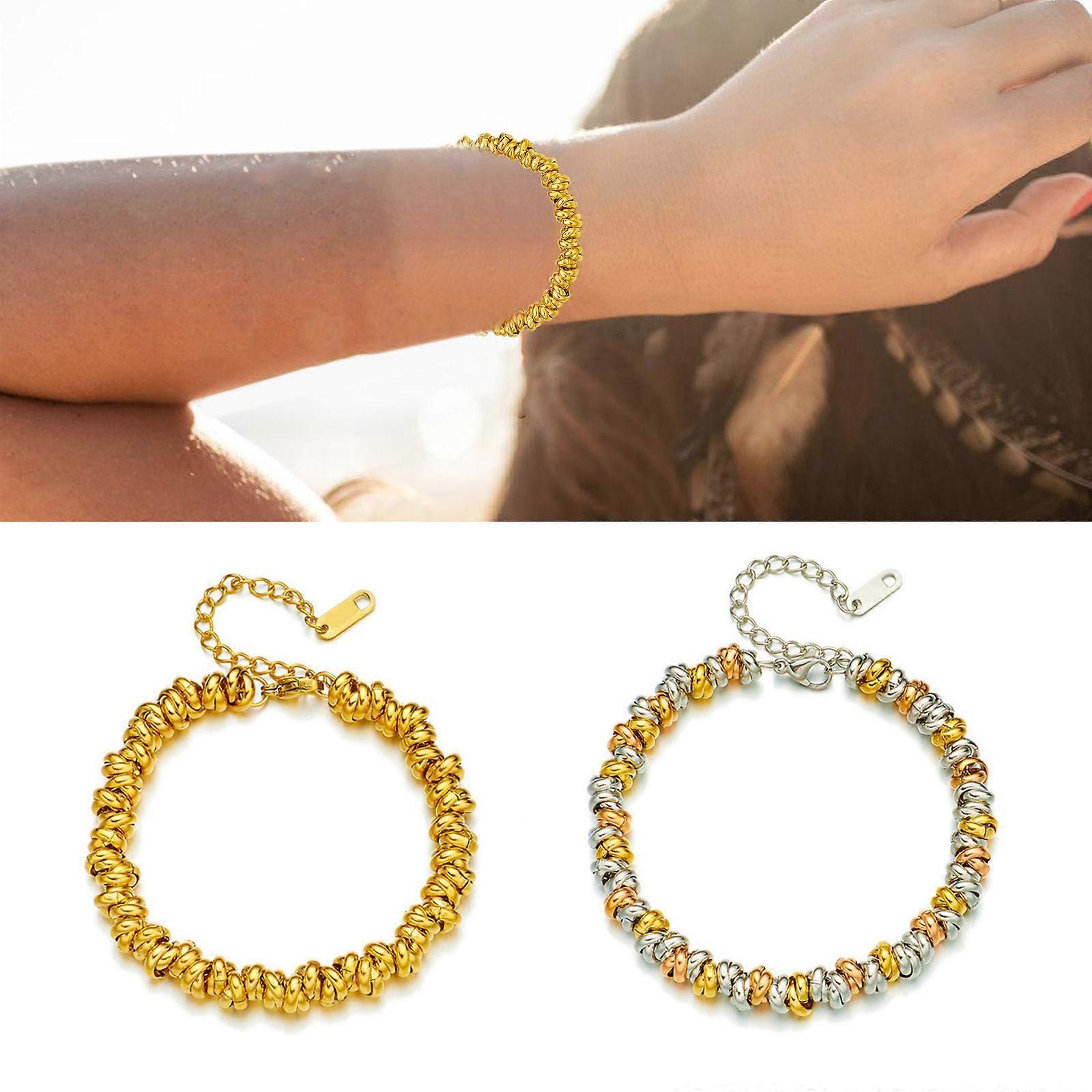 Multipurpose Retro Designs Bracelet With Multicolored Beads Portable for Adding Elegant Styles to Any Stylish Outfits