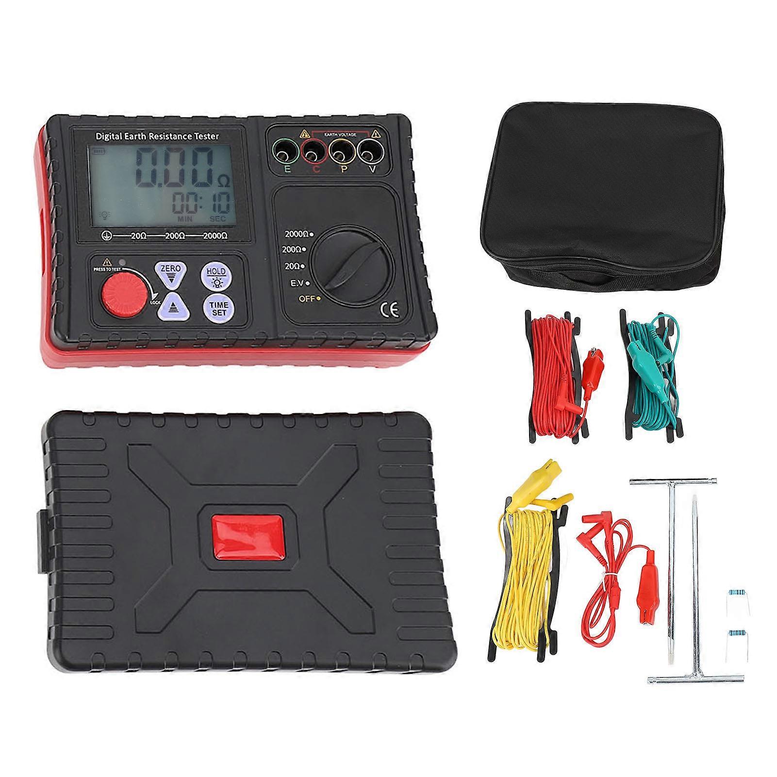 Digital megohmmeter for industrial use 0-2000ohm range