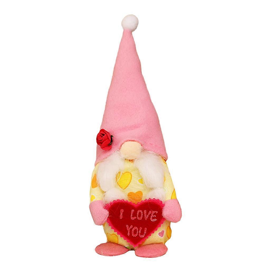 Valentines Day Gnome Plush Mr Mrs Scandinavian Elf Decorations Stuffed Swedish Tomte Dwarf Figurines Table Gnomes Decor