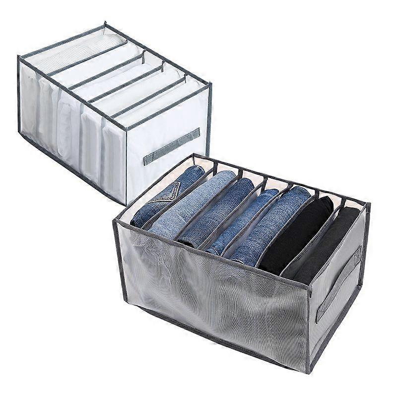 2 PCS Closet Organizer Mesh Storage Box