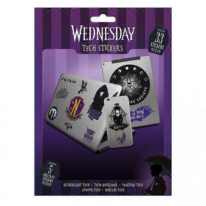 Wednesday Nightshade Tech Stickers Set (Pack of 33)