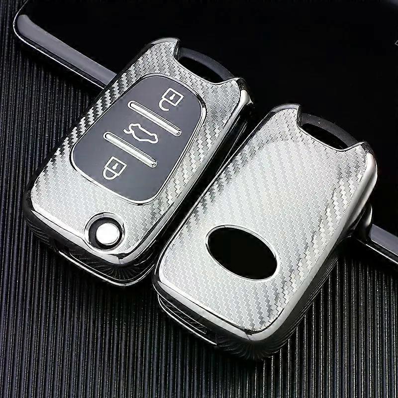 Car Key Case For Kia Sportage Rio 3 Soul Optima Ceed Pro K5 K2 Pride for Hyundai I20 I30 Ix20 Ix35 Elantra Accent Shell Cover MXP