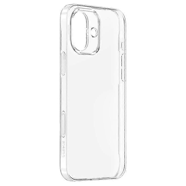 BASEUS Crystal Series Compatible For iPhone 16 Case Clear PC + TPU Phone Cover (Touch Button Version)