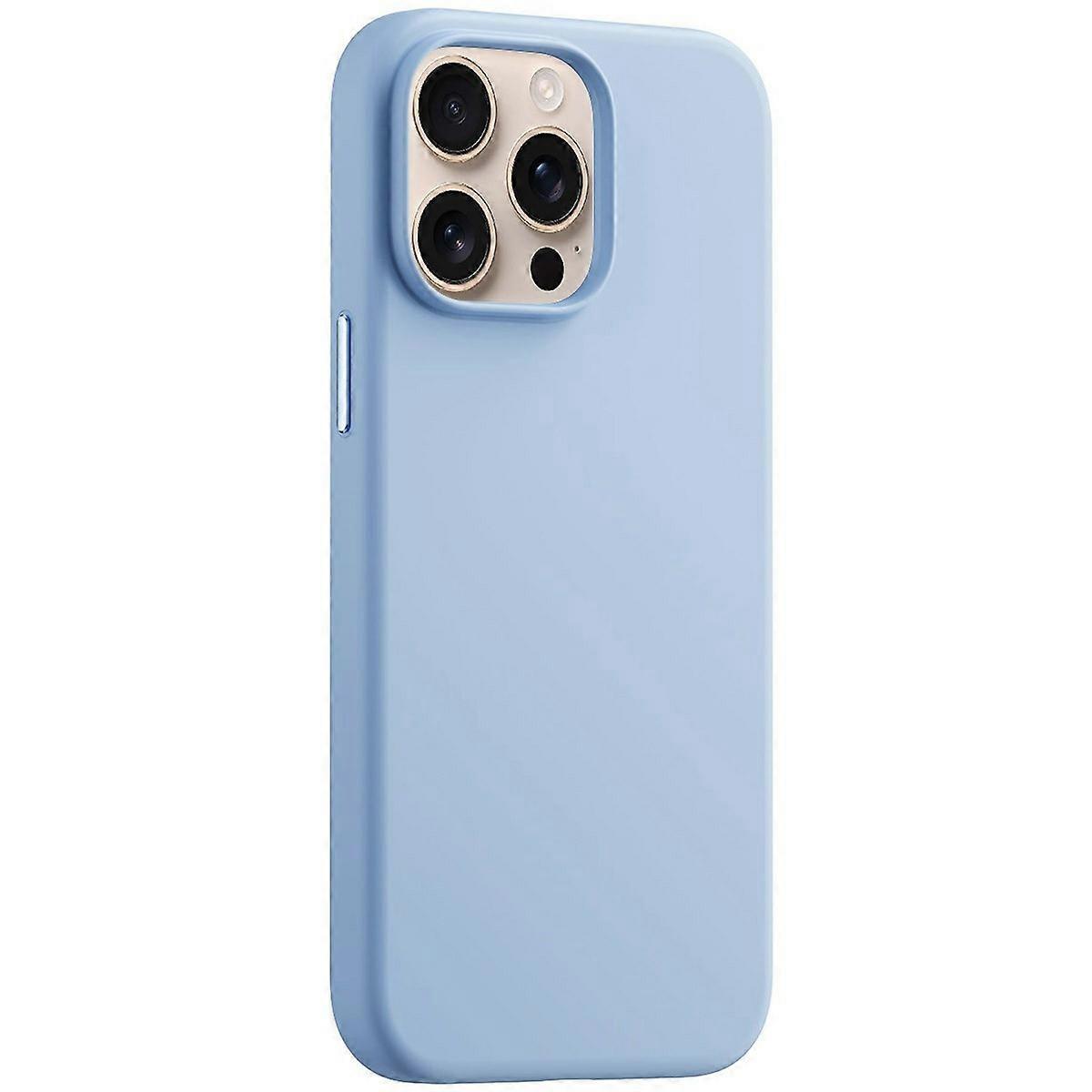 BASEUS For iPhone 16 Pro Case Compatible with MagSafe Liquid Silicone 0.2mm Phone Back Cover-Blue