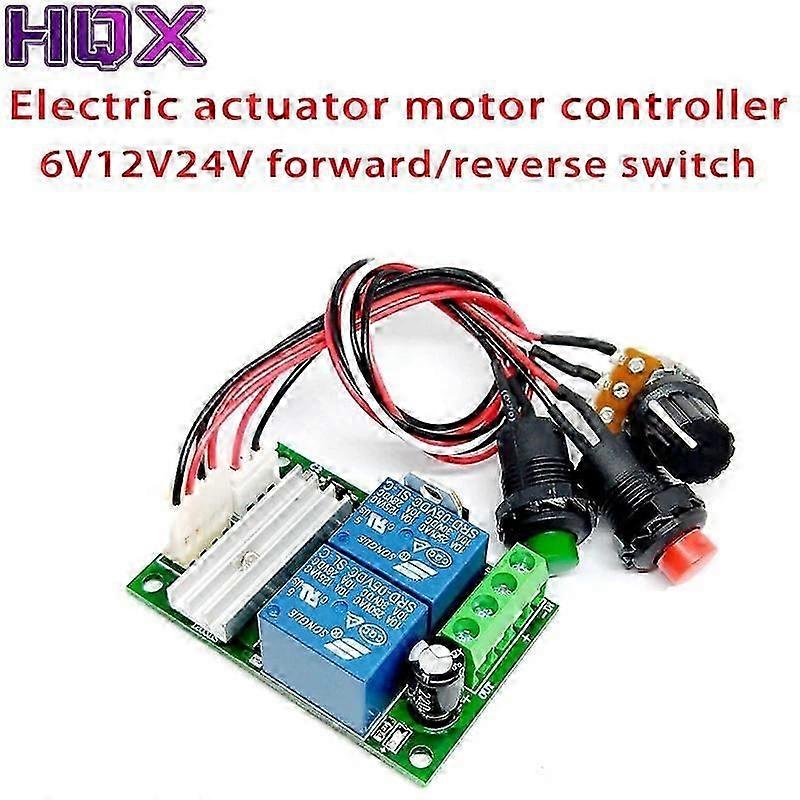 DC 6V 12V 24V PWM DC motor speed controller forward and reverse switch Linear actuator motor controller adjustable Speed Control