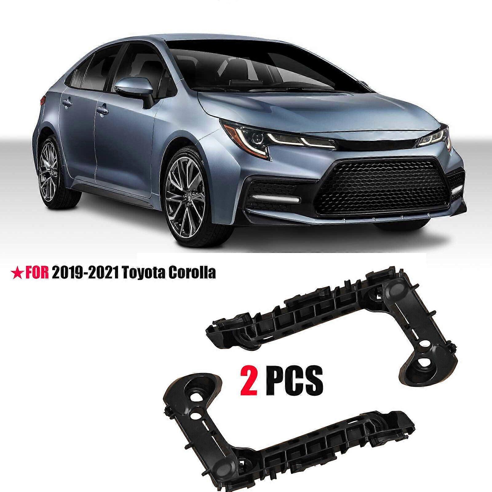 2X For 2019~2021 Toyota Corolla Front Bumper Brackets Retainers Left Right J5 No.40355