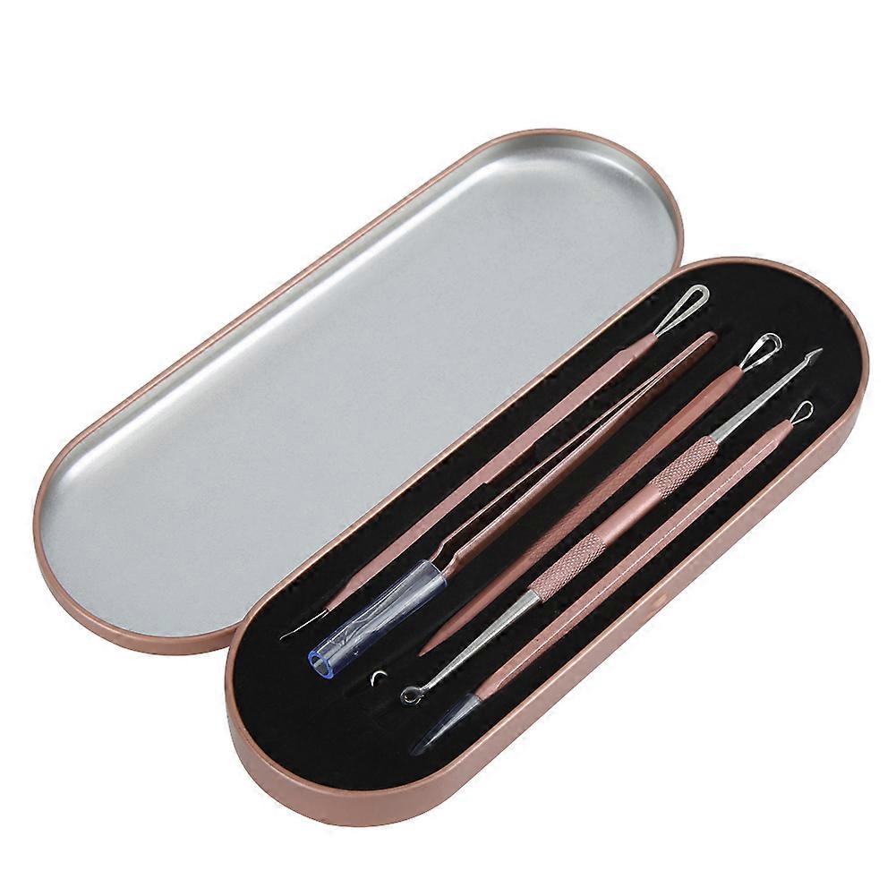 5pcs Acne Pimples Needles Set Pimples Comedone Heads Removal Pin Extractor Kit Facial Cleansing Tool