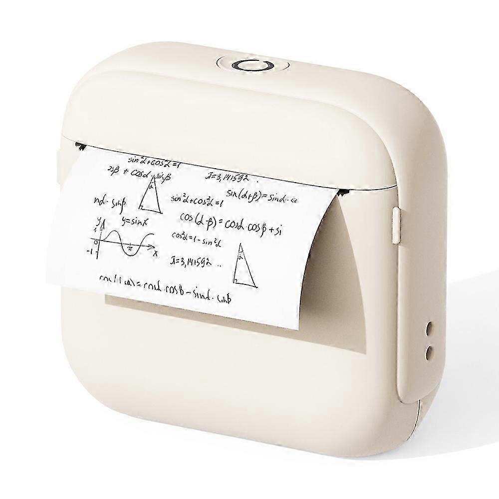 X6 Portable Mini Handheld Label Printer Bluetooth Label Maker Style B Multicolor